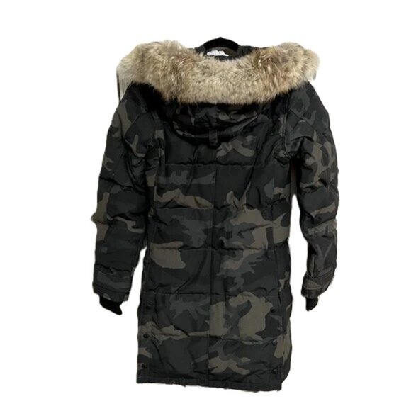 CANADA GOOSE BLACK LABEL SHELBOURNE PARKA COAT CAMO CAMOUFLAGE WOMEN'S SMALL - Picture 7 of 16